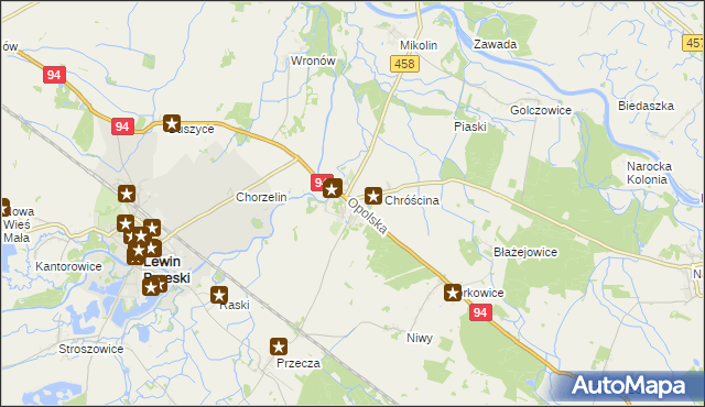 mapa Skorogoszcz, Skorogoszcz na mapie Targeo