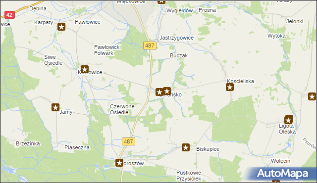 mapa Skrońsko, Skrońsko na mapie Targeo