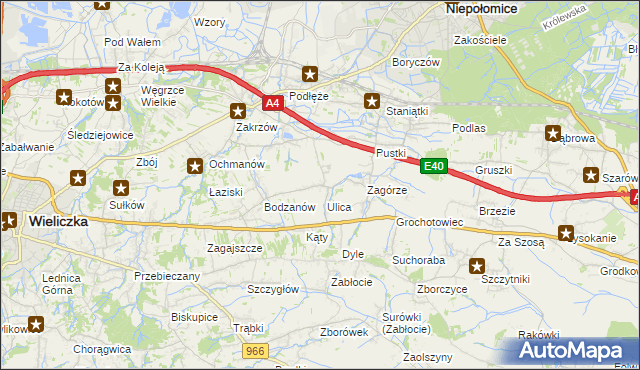 mapa Słomiróg, Słomiróg na mapie Targeo