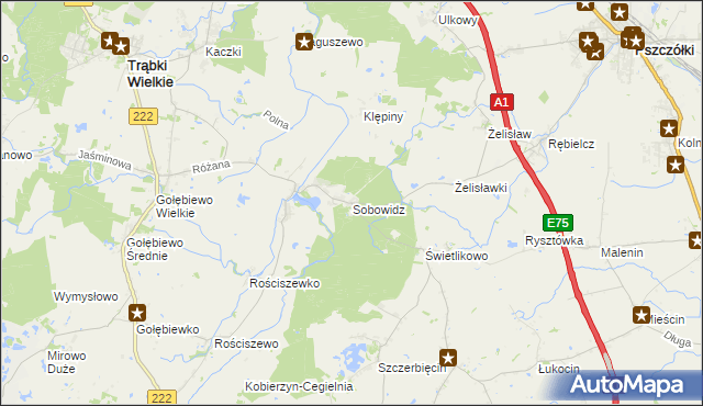 mapa Sobowidz, Sobowidz na mapie Targeo