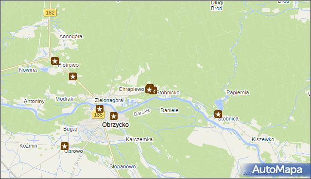 mapa Stobnicko, Stobnicko na mapie Targeo