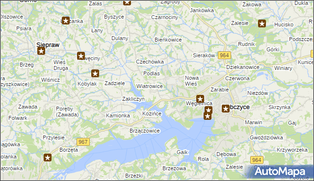 mapa Stojowice, Stojowice na mapie Targeo