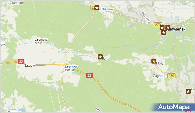 mapa Sudoł, Sudoł na mapie Targeo