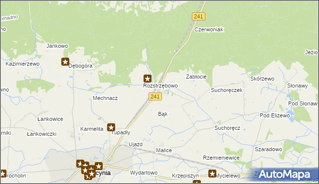 mapa Szczepice, Szczepice na mapie Targeo