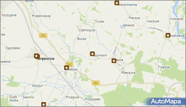 mapa Szymocin, Szymocin na mapie Targeo