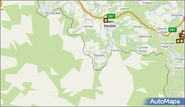 mapa Taszów, Taszów na mapie Targeo