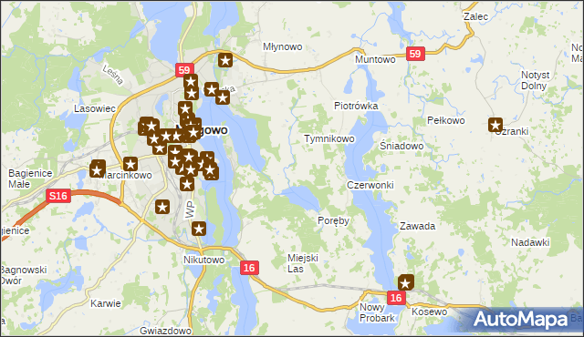 mapa Troszczykowo, Troszczykowo na mapie Targeo