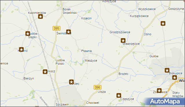 mapa Trześnia, Trześnia na mapie Targeo