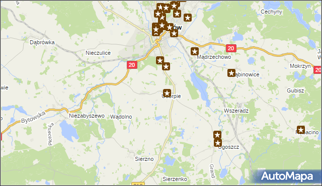 mapa Udorpie, Udorpie na mapie Targeo