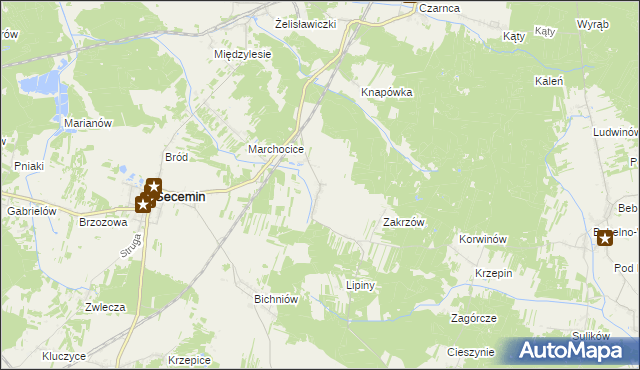 mapa Wałkonowy Dolne, Wałkonowy Dolne na mapie Targeo