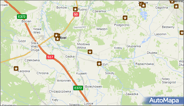 mapa Wola Sufczyńska, Wola Sufczyńska na mapie Targeo