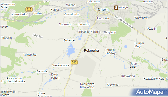 mapa Pokrówka, Pokrówka na mapie Targeo