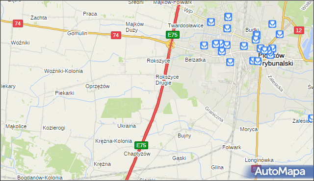 mapa Kargał-Las, Kargał-Las na mapie Targeo