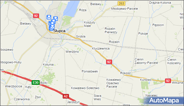 mapa Kowalewo-Góry, Kowalewo-Góry na mapie Targeo