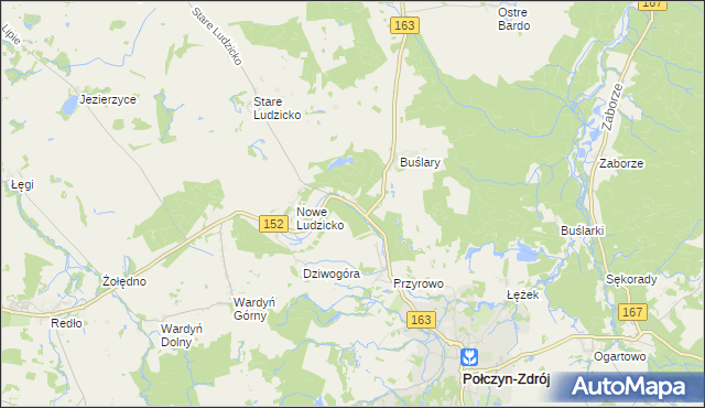 mapa Przyrówko, Przyrówko na mapie Targeo