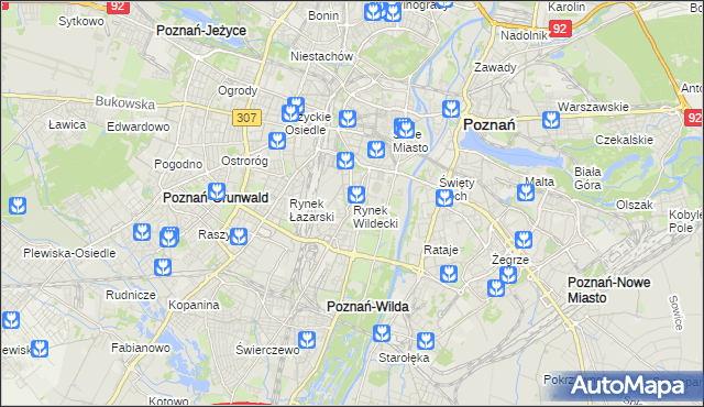 mapa Rynek Wildecki, Rynek Wildecki na mapie Targeo