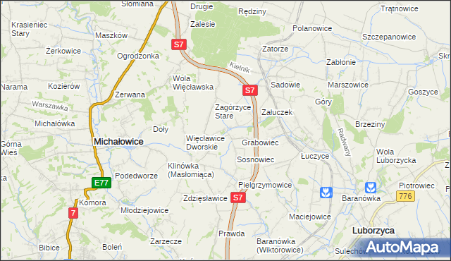 mapa Sieborowice, Sieborowice na mapie Targeo