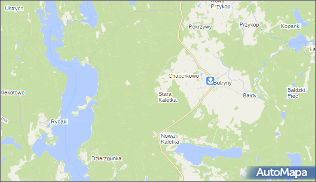 mapa Stara Kaletka, Stara Kaletka na mapie Targeo