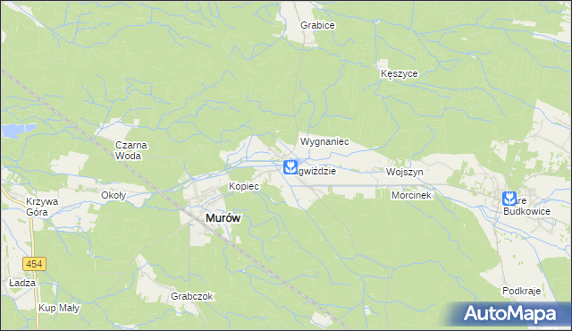 mapa Zagwiździe, Zagwiździe na mapie Targeo