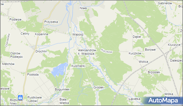 mapa Łysaków gmina Koniecpol, Łysaków gmina Koniecpol na mapie Targeo