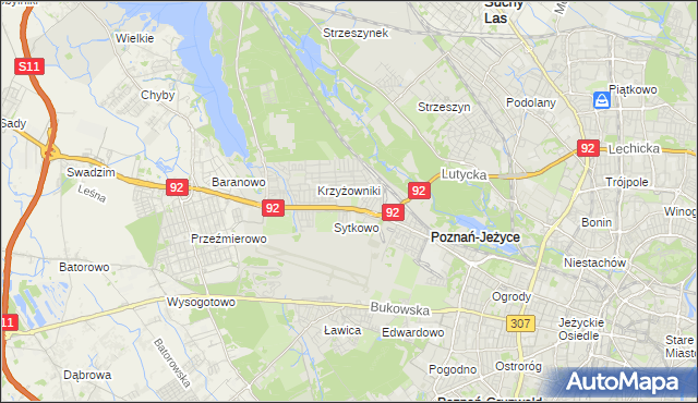 mapa Smochowice, Smochowice na mapie Targeo