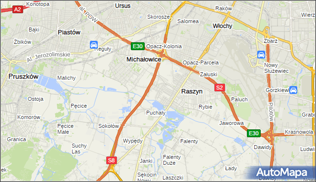 mapa Nowe Grocholice, Nowe Grocholice na mapie Targeo