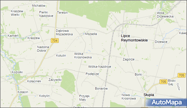 mapa Wólka-Podlesie, Wólka-Podlesie na mapie Targeo