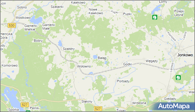 mapa Bałąg, Bałąg na mapie Targeo