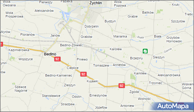 mapa Franciszków Nowy, Franciszków Nowy na mapie Targeo