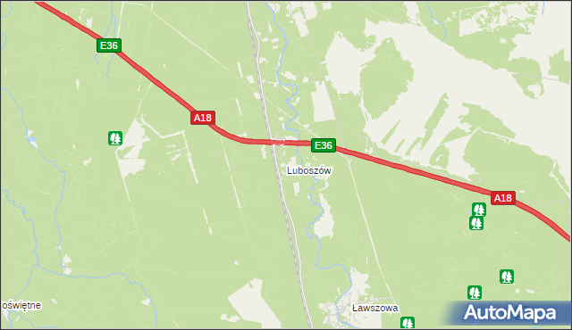 mapa Luboszów, Luboszów na mapie Targeo