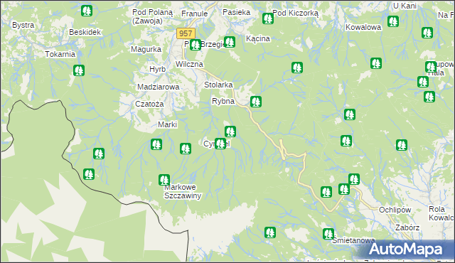 mapa Norczak, Norczak na mapie Targeo