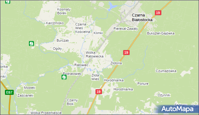 mapa Ruda Rzeczka, Ruda Rzeczka na mapie Targeo