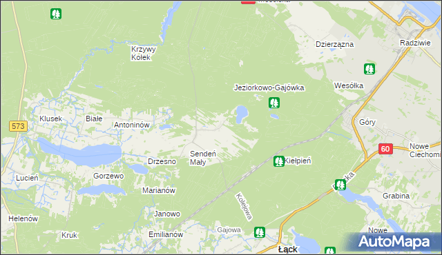 mapa Sendeń Duży, Sendeń Duży na mapie Targeo