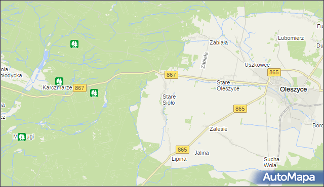 mapa Stare Sioło, Stare Sioło na mapie Targeo