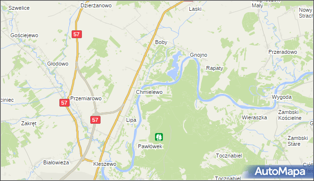 mapa Szygówek, Szygówek na mapie Targeo