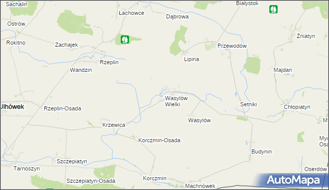 mapa Wasylów Wielki, Wasylów Wielki na mapie Targeo