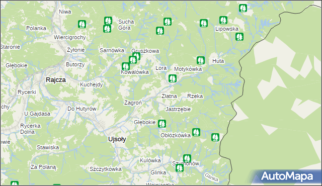 mapa Złatna, Złatna na mapie Targeo