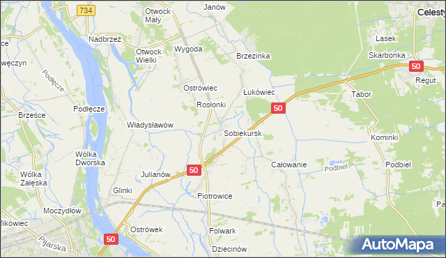 mapa Sobiekursk, Sobiekursk na mapie Targeo