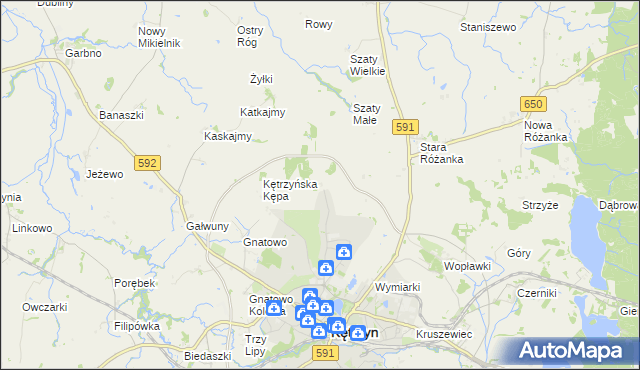 mapa Bałtrucie, Bałtrucie na mapie Targeo