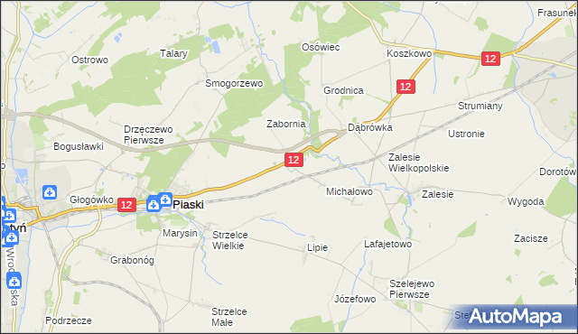 mapa Godurowo, Godurowo na mapie Targeo