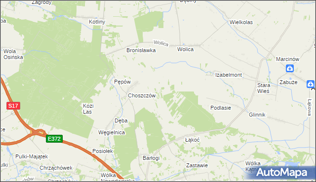 mapa Marianka gmina Kurów, Marianka gmina Kurów na mapie Targeo