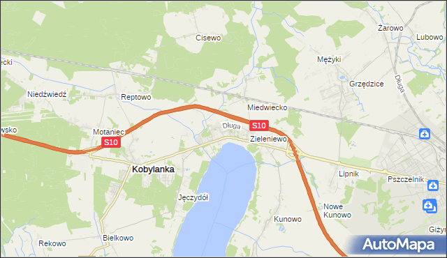 mapa Morzyczyn gmina Kobylanka, Morzyczyn gmina Kobylanka na mapie Targeo