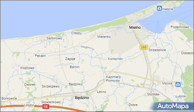 mapa Radzichowo, Radzichowo na mapie Targeo