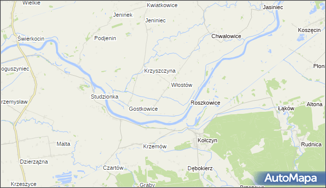 mapa Krzyszczynka, Krzyszczynka na mapie Targeo