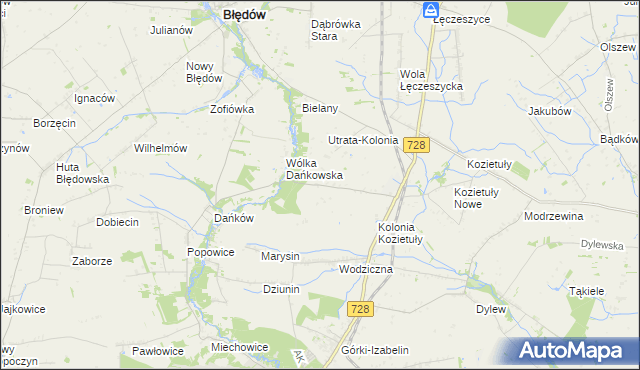 mapa Dalboszek, Dalboszek na mapie Targeo