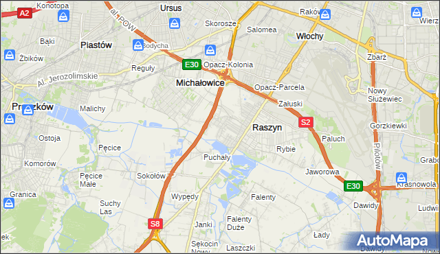 mapa Nowe Grocholice, Nowe Grocholice na mapie Targeo