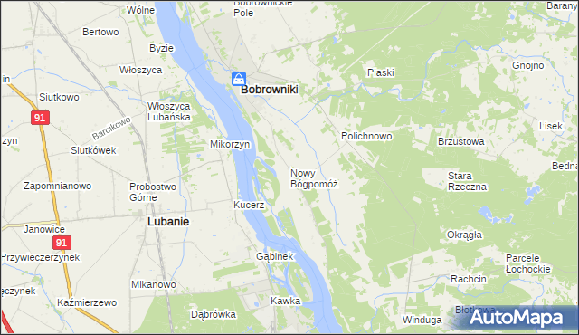 mapa Nowy Bógpomóż, Nowy Bógpomóż na mapie Targeo