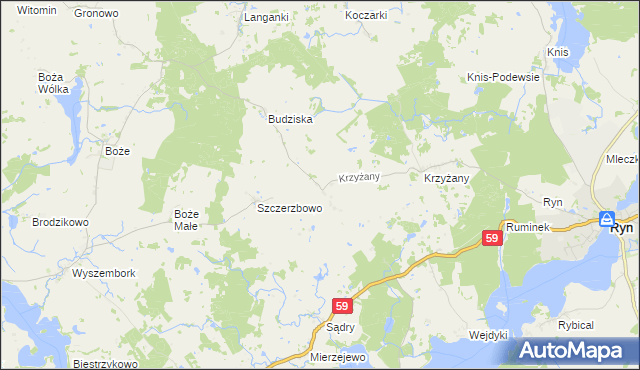 mapa Słabowo, Słabowo na mapie Targeo