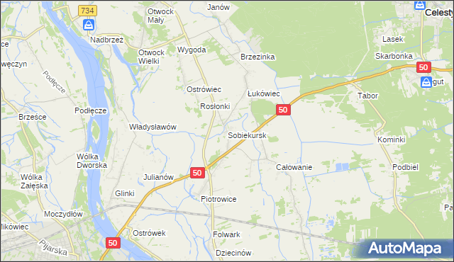 mapa Sobiekursk, Sobiekursk na mapie Targeo