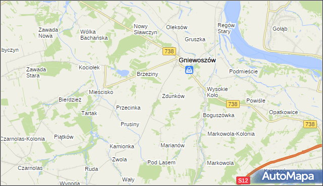 mapa Zdunków, Zdunków na mapie Targeo